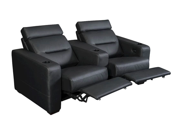 Salamander Designs AV basics home theatre 2 seat curved set