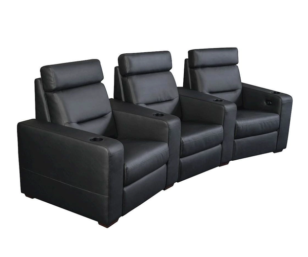 Salamander Designs AV basics home theatre 3 seat curved set