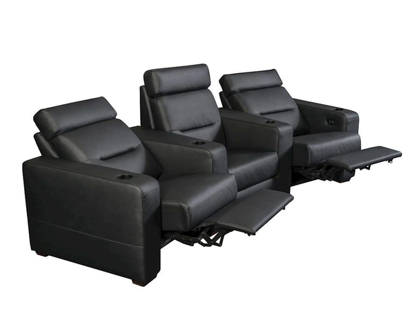 Salamander Designs AV basics home theatre 3 seat curved set