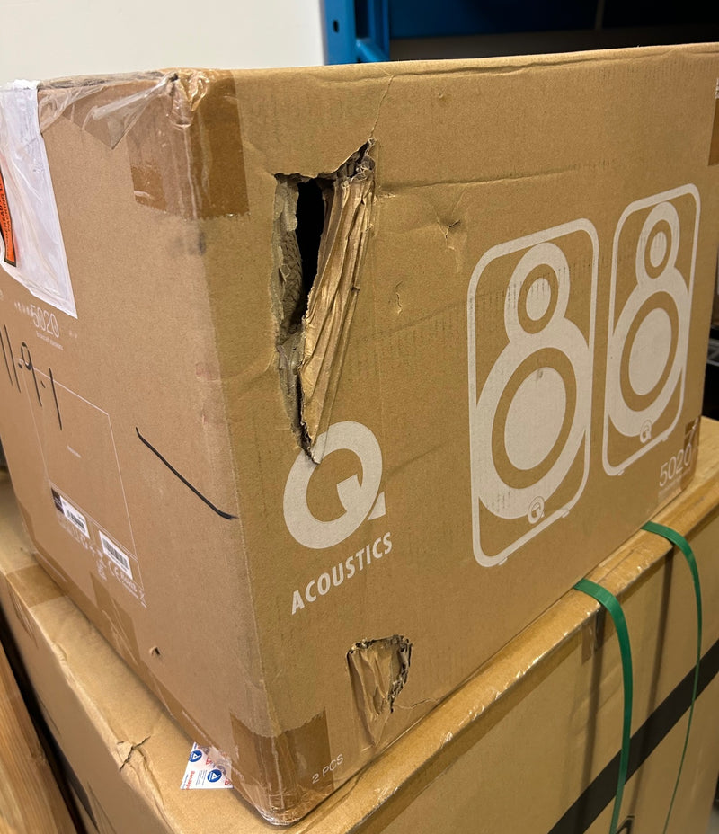 Q Acoustics 5020 Bookshelf Speakers - Pair - Box Damaged