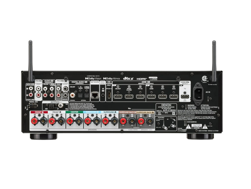 Denon AVR-X1800H AV Receiver