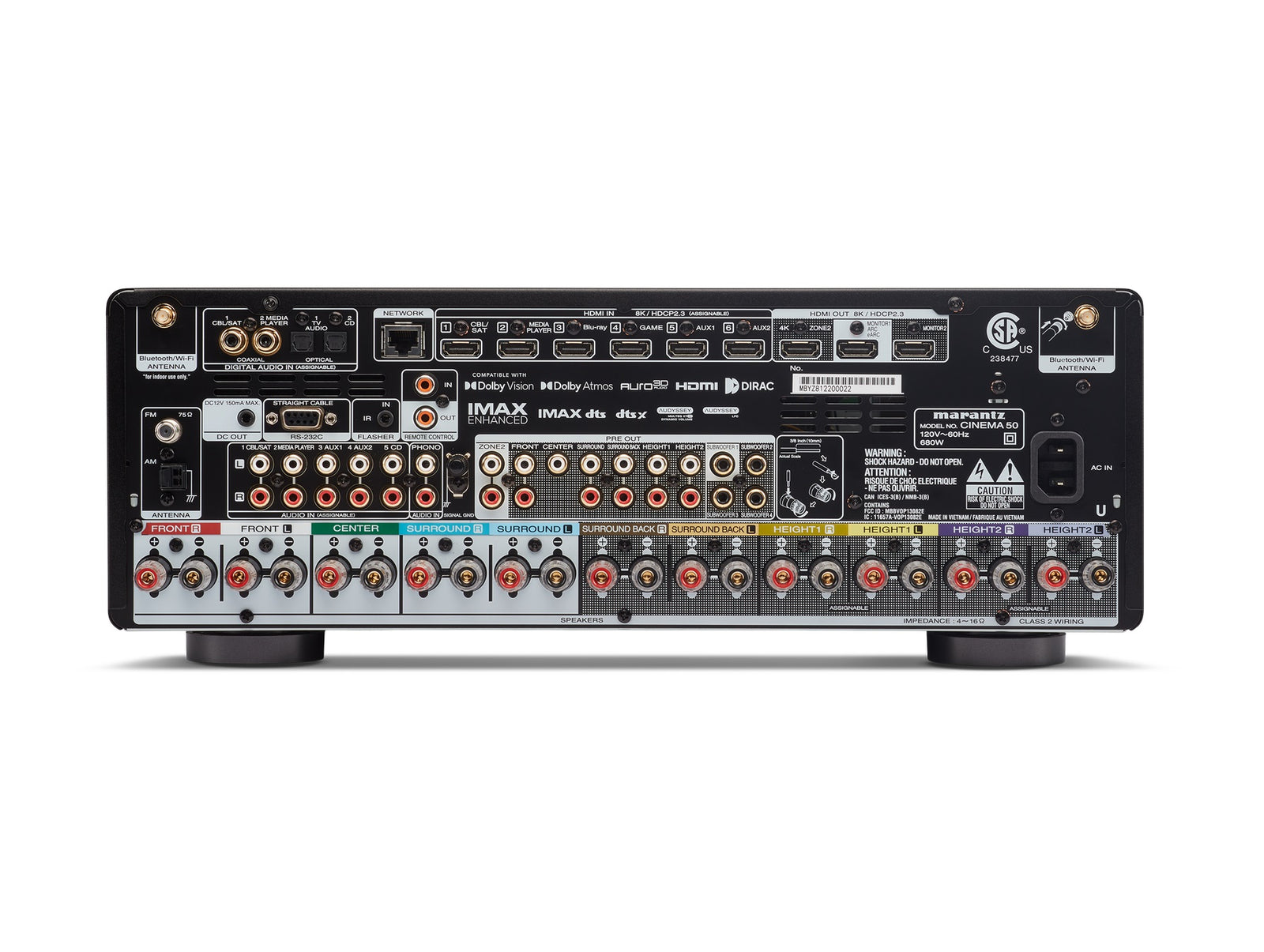 ayutara様　Marantz AVアンプCINEMA50 Marantz Cinema 50 AV Receiver – Ayreborn Audio/Video