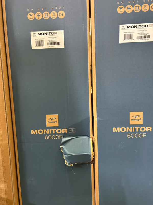 Paradigm Monitor SE 6000F Tower Speakers - Pair - Box Damaged