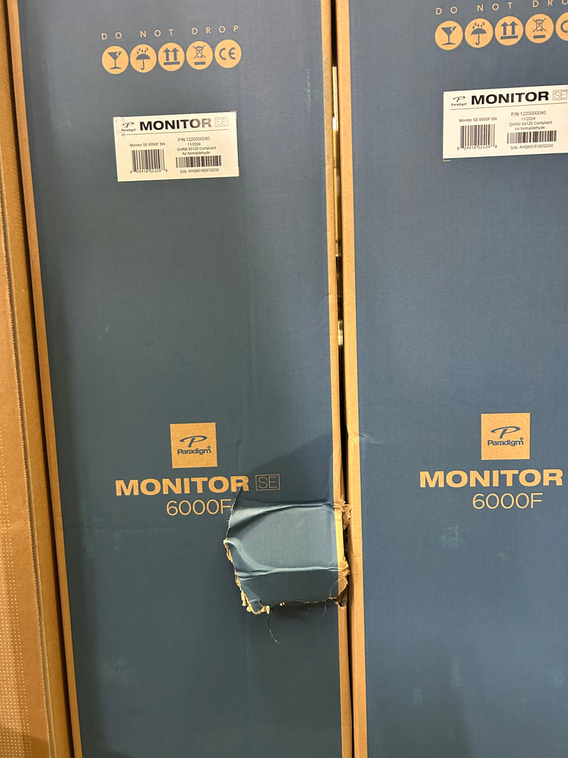 Paradigm Monitor SE 6000F Tower Speakers - Pair - Box Damaged