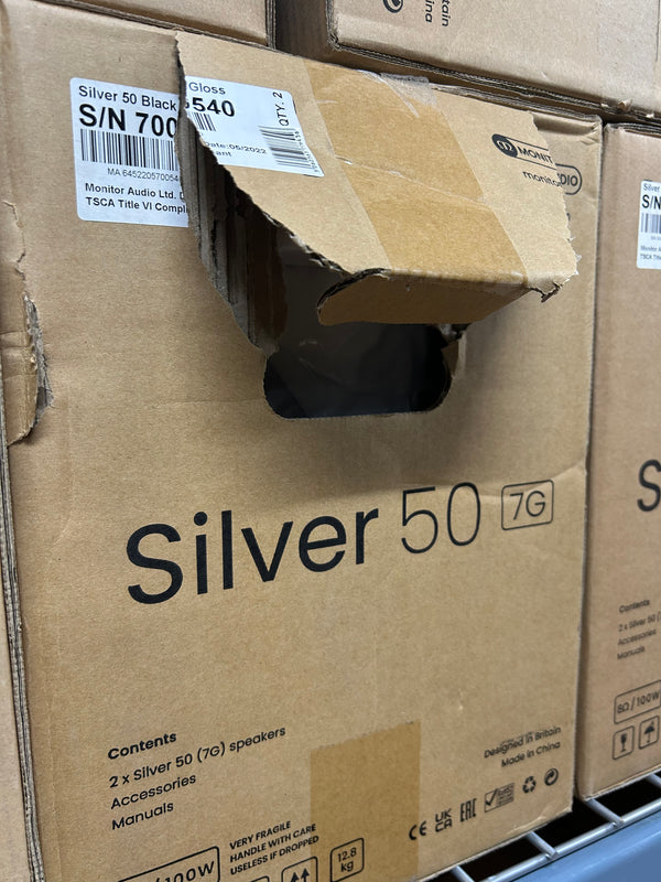 Monitor Audio Silver 50 7G Bookshelf speakers - Pair - Box Damaged