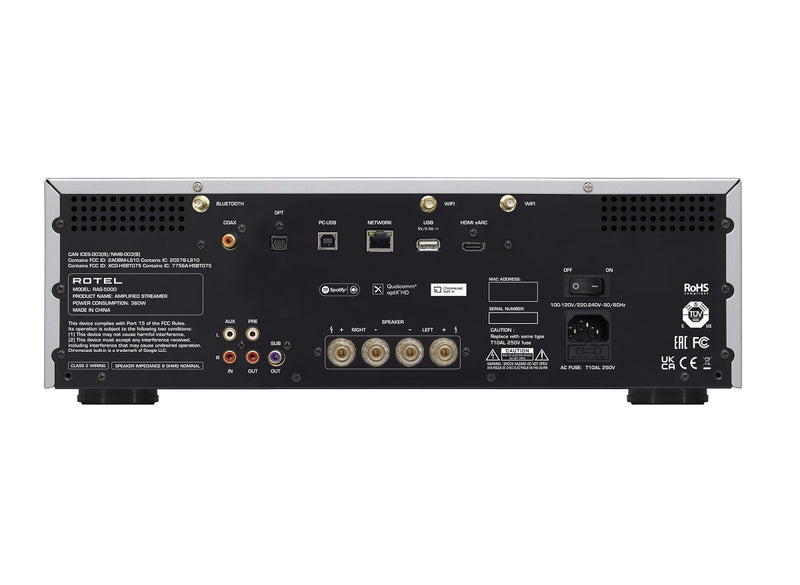Rotel RAS-5000 Streaming Integrated Amplifier – Ayreborn Audio/Video