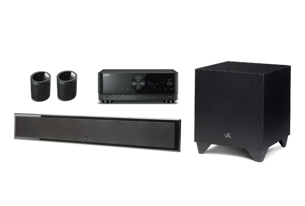 Yamaha & MartinLogan 5.1 Home Theatre System with wireless surround speakers