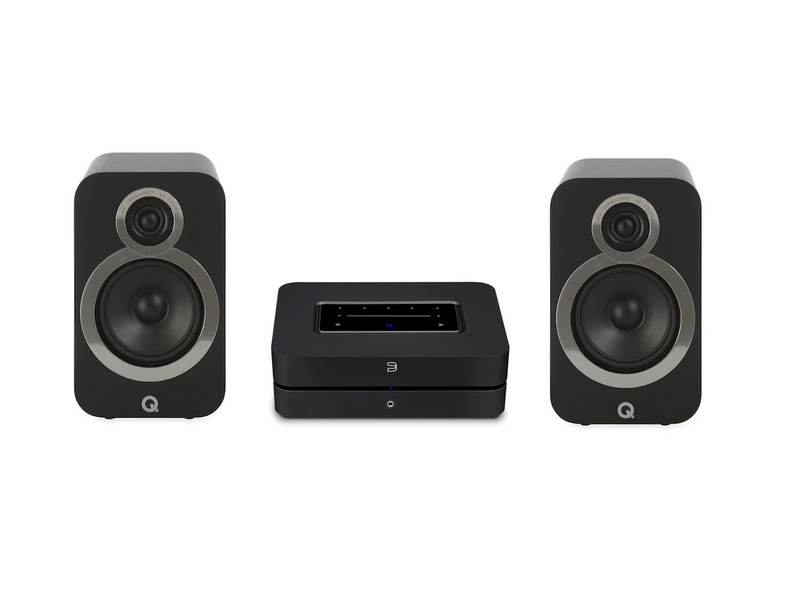 Q Acoustics & Bluesound Streaming HiFi System