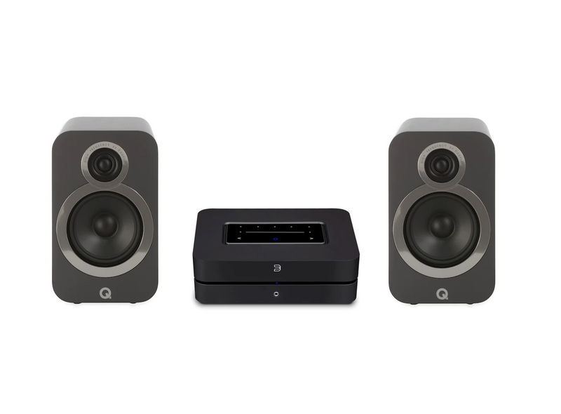 Q Acoustics & Bluesound Streaming HiFi System