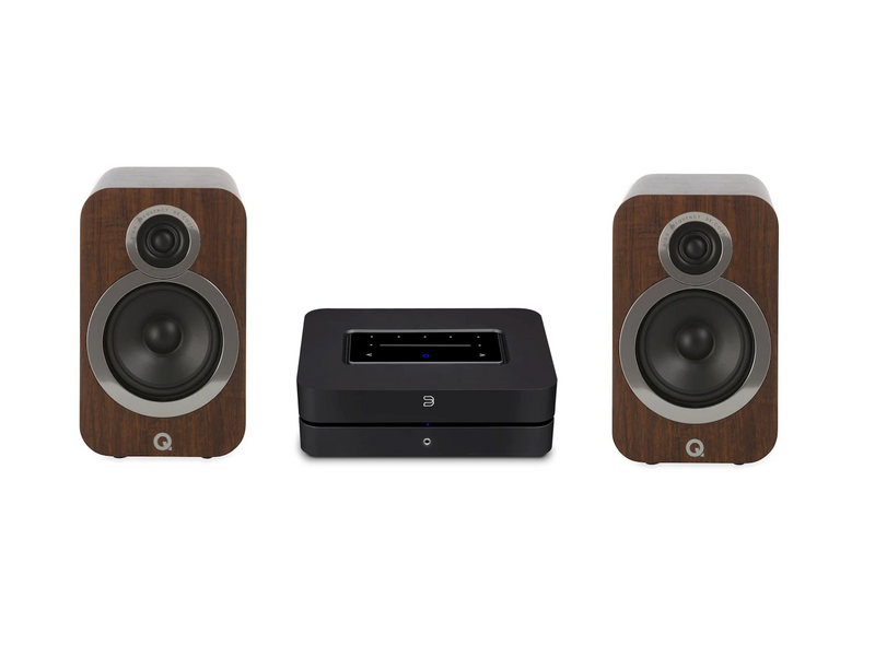 Q Acoustics & Bluesound Streaming HiFi System