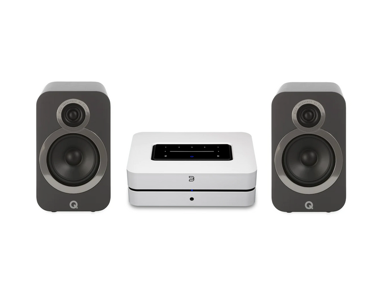 Q Acoustics & Bluesound Streaming HiFi System