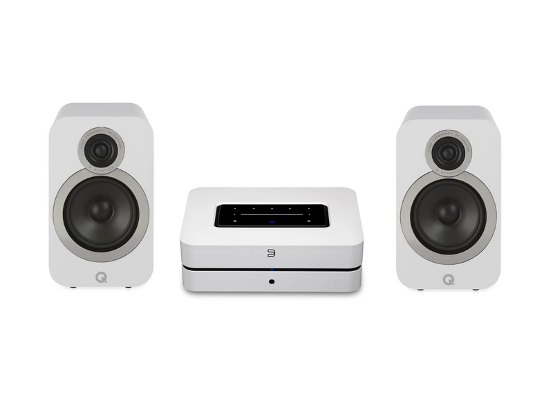 Q Acoustics & Bluesound Streaming HiFi System