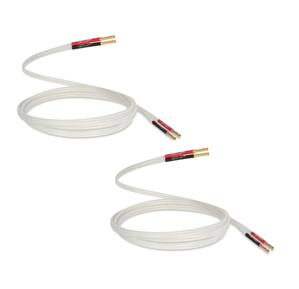 【NMHM☆】QED Silver Anniversary XT 4m QED Silver Anniversary XT Speaker Cable 4 x 10cm JUMPER