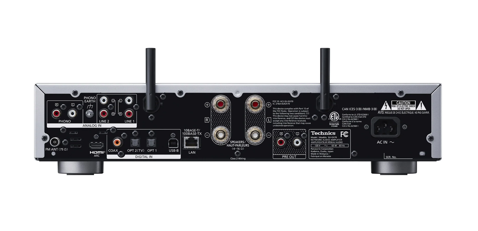 Technics SU-GX70 アンプ テクニクス初のHDMI ARC対応ネットワークオーディオアンプ「SU