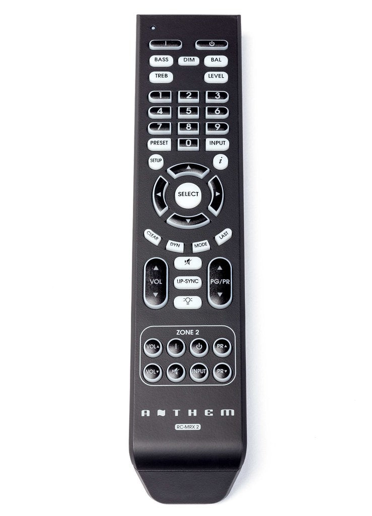 Anthem Remote control for MRX/AVM Ayreborn Audio/Video
