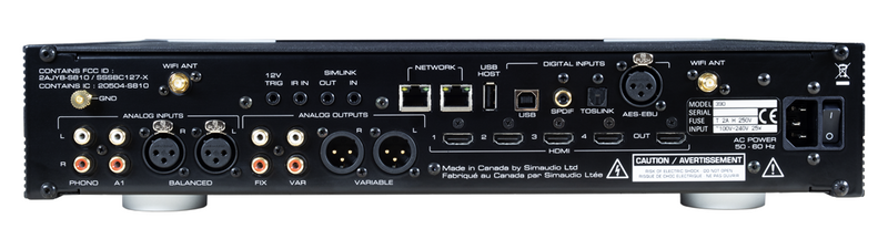 Moon 390 Network Player / Preamplifier