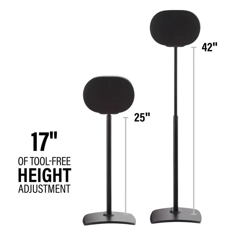 Sanus WSSE3A2 Height-Adjustable Speaker Stands for Sonos Era 300 - Pair