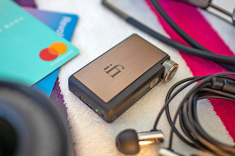 ifi Go Blu portable Bluetooth DAC headphone amplifier