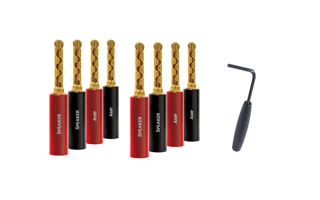 2セット audioquest SureGrip BFA バナナプラグ Amazon.com: AudioQuest SureGrip® 100 Banana Speaker Connectors