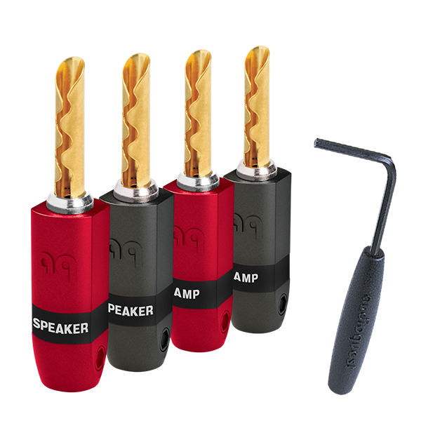 AudioQuest SureGrip300 BFA/Banana Plugs - 4 Pack – Ayreborn Audio AudioQuest SureGrip300 BFA/Banana Plugs - 4 Pack – Ayreborn Audio