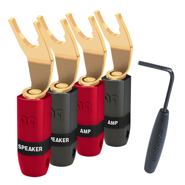 AudioQuest SureGrip300 Spade Connectors - 4 Pack