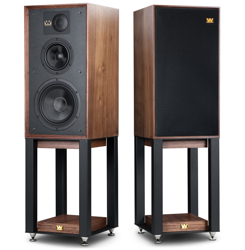 Wharfedale Linton 85th Anniversary Bookshelf Speakers & Stands - Pair