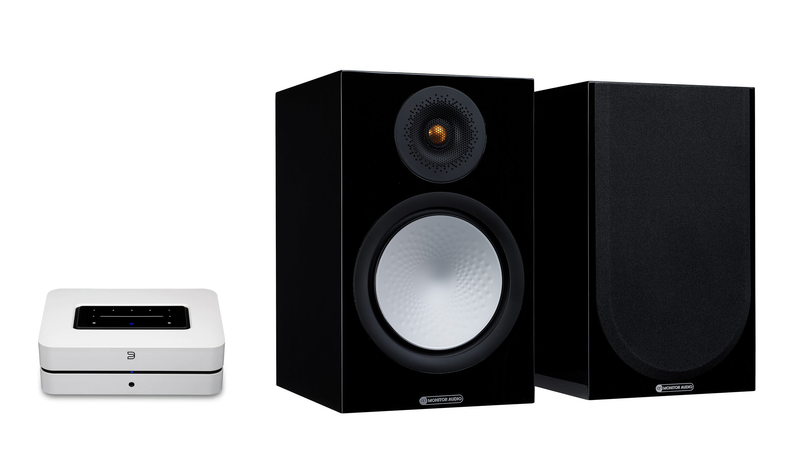 Bluesound & Monitor Audio Streaming HiFi Stereo System