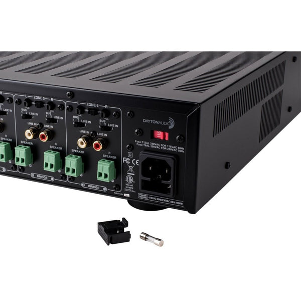 Dayton Audio Multi-Zone 12 Channel Amplifier MA1260
