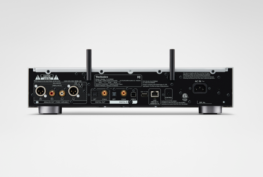 Lecteur réseau Hi-Fi Technics SU-GX70EG-S Argent - Amplificateur hi-fi