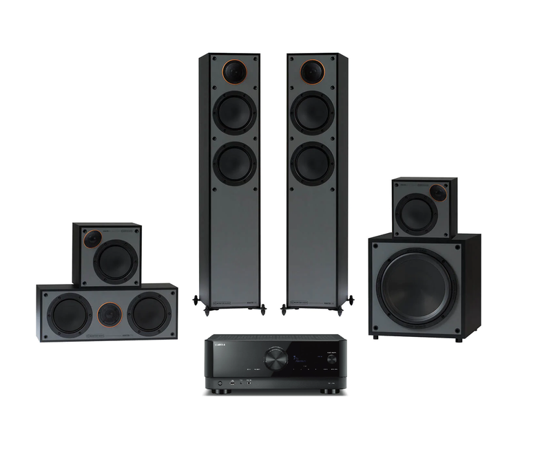 Yamaha & Monitor Audio 5.1 Home Theatre System